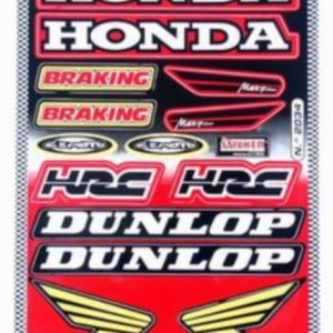 Stickerset merken – Dunlop/Honda/HRC