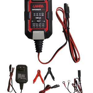 Acculader/Druppellader, 6V-12V – Lampa Amperomatic Bike