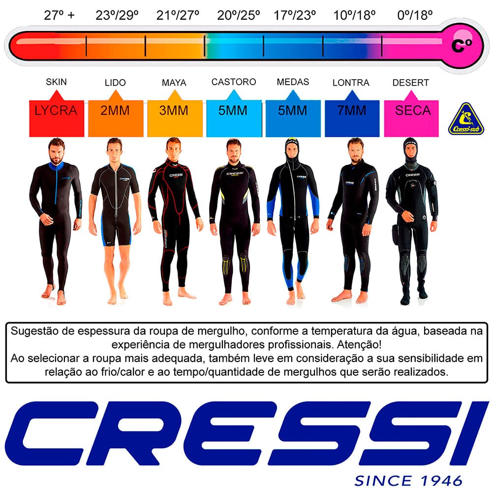 Roupa de Neoprene para Mergulho Cressi Endurance Junior 5.0 - Image 9