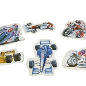Stickerset – Vintage, 6-delig (3D)