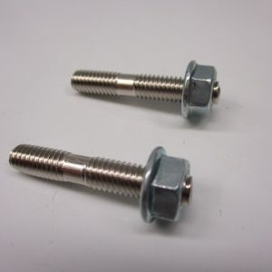 Inlaatspruitstuk, tapeind + moer – M6x35 – Voor Keihin 12-20mm carburateurs (2 stuks)