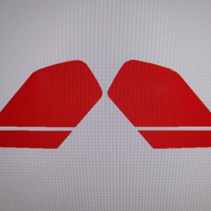 Stickerset tank – Rood – model ’82-’86, NH111 Cortina White