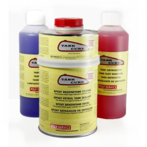 Tank Cure set – Coating (450gr) + tank reiniger/tank ontroester (500ml)