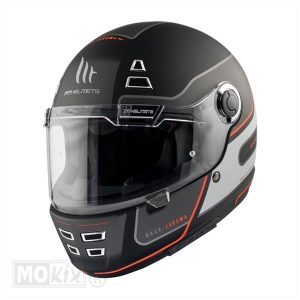 Helm Jarama SV Baux Mat Zwart/Rood