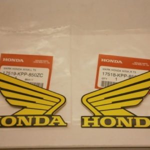 Stickerset “Honda Wing” – Geel, 10cm