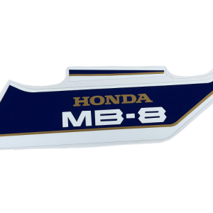 Stickerset tank – “MB-8” Blauw/wit/goud – model ’79-’83, PB109 Petrol Blue