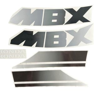 Stickerset compleet – Rood rainbow – model ’85-’86