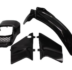4-delige kappenset  Honda MT NH1 Black Model 1988 en model  vanaf 1990 (incl. Koplampspoiler)