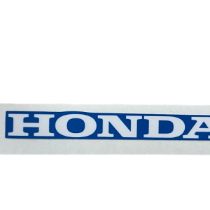 Sticker “HONDA”, achterkant – Blauw/wit