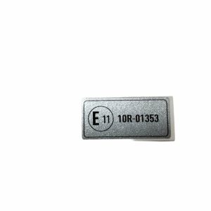 Sticker balhoofd, typegoedkeur ‘E11’ – Grijs