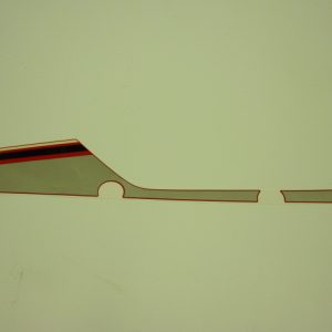 Sticker achterkap rechts – Zwart/rood/wit/grijs – model ’83-’84, R110 Monza Red
