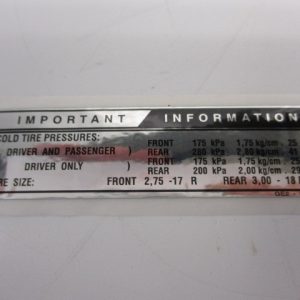 Sticker kettingscherm Honda NSR50