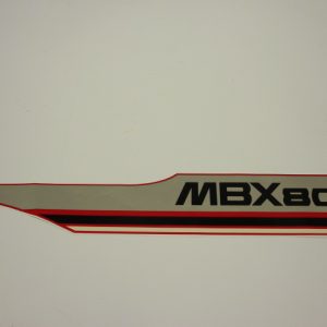 Sticker zijscherm rechts – Zwart/rood/wit/grijs – model ’83-’84, R110 Monza Red