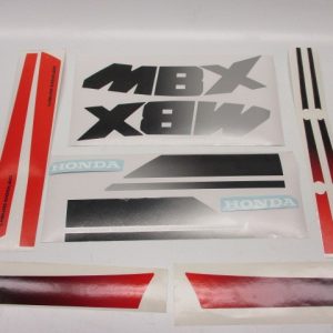 Stickerset compleet – model ’84-’86, Rood