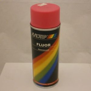 Spuitbus Lak, fluor spay – Motip – 400ml – Roze (04021)