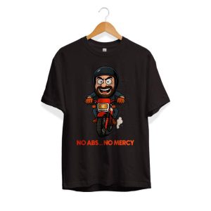 T-shirt No ABS No Mercy zwart